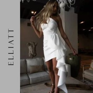 New ELLIATT Convergence Dress in Ivory S
